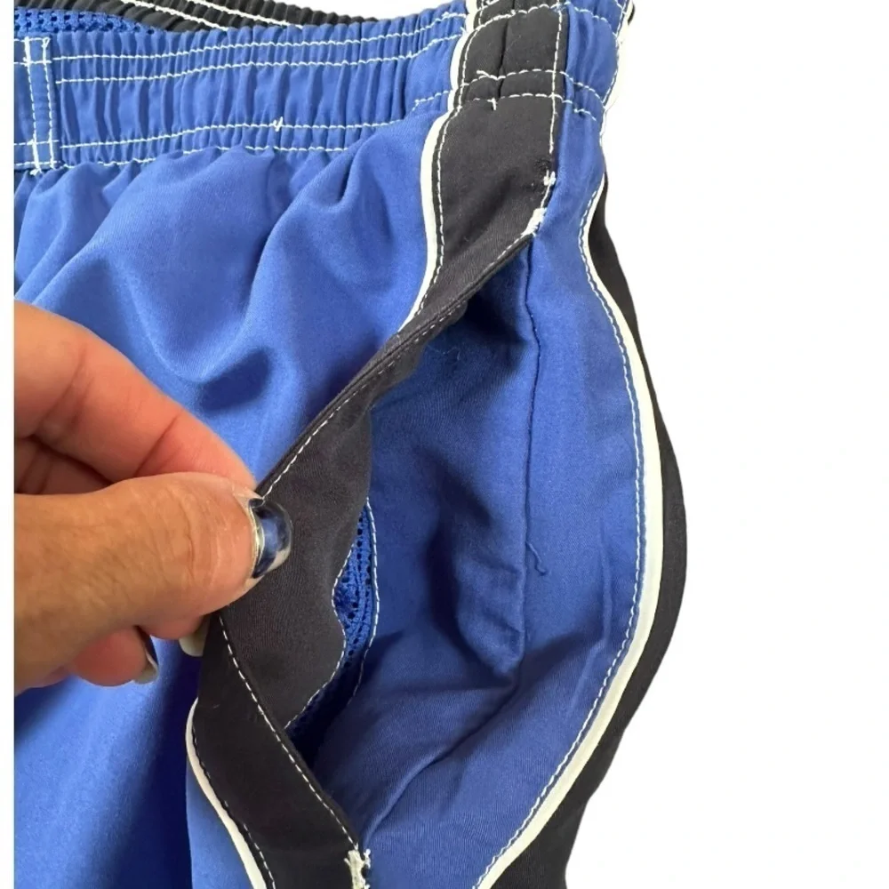 Speedo Men’s Blue Two-Tone Swim Trunks Board Shorts Size XL